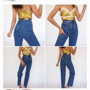 VINTAGE 80s LAWMEN JEANS WOMENS SIZE 6 WESTERN